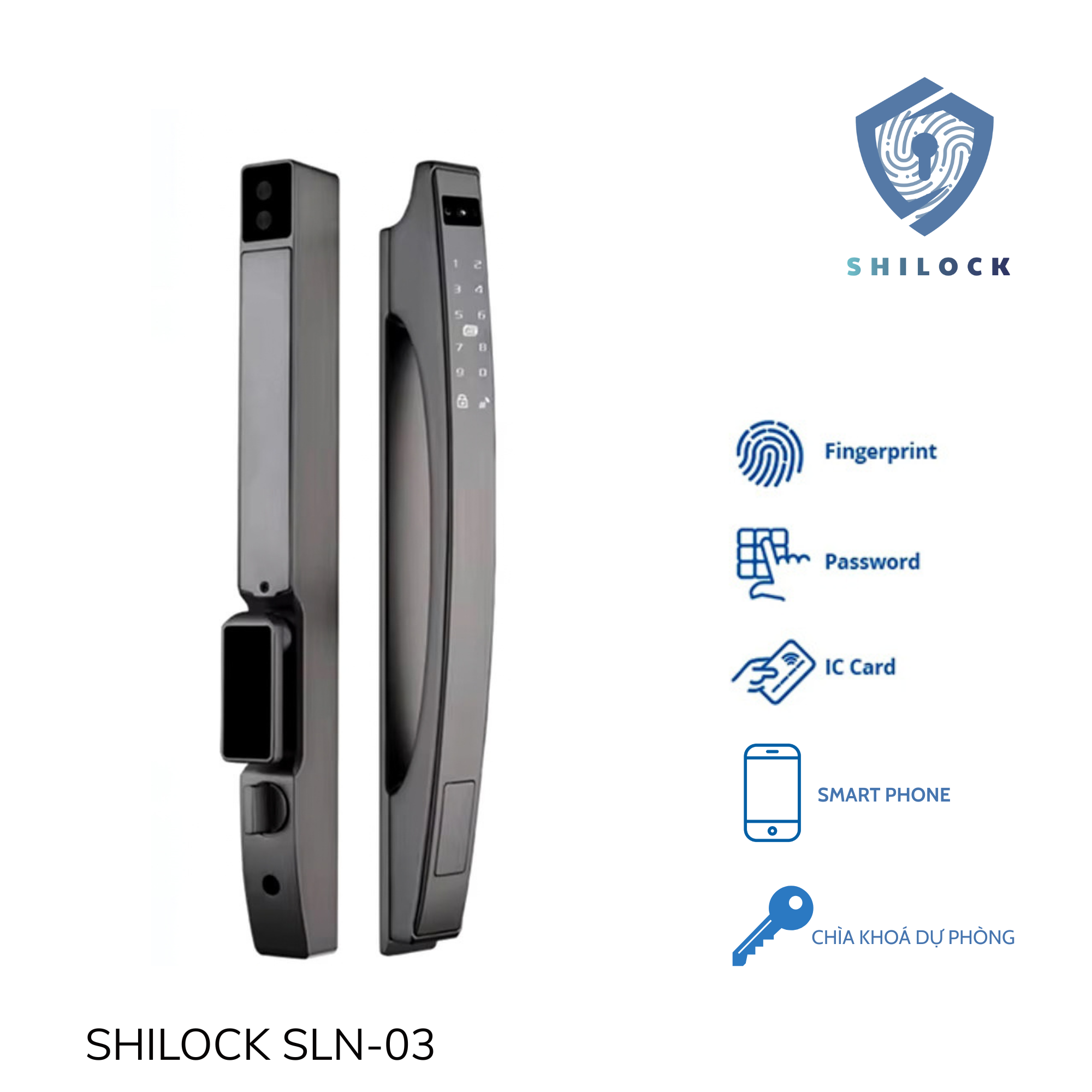 KHOÁ CỬA NHẬN DIỆN KHUÔN MẶT SHILOCK SLN-03