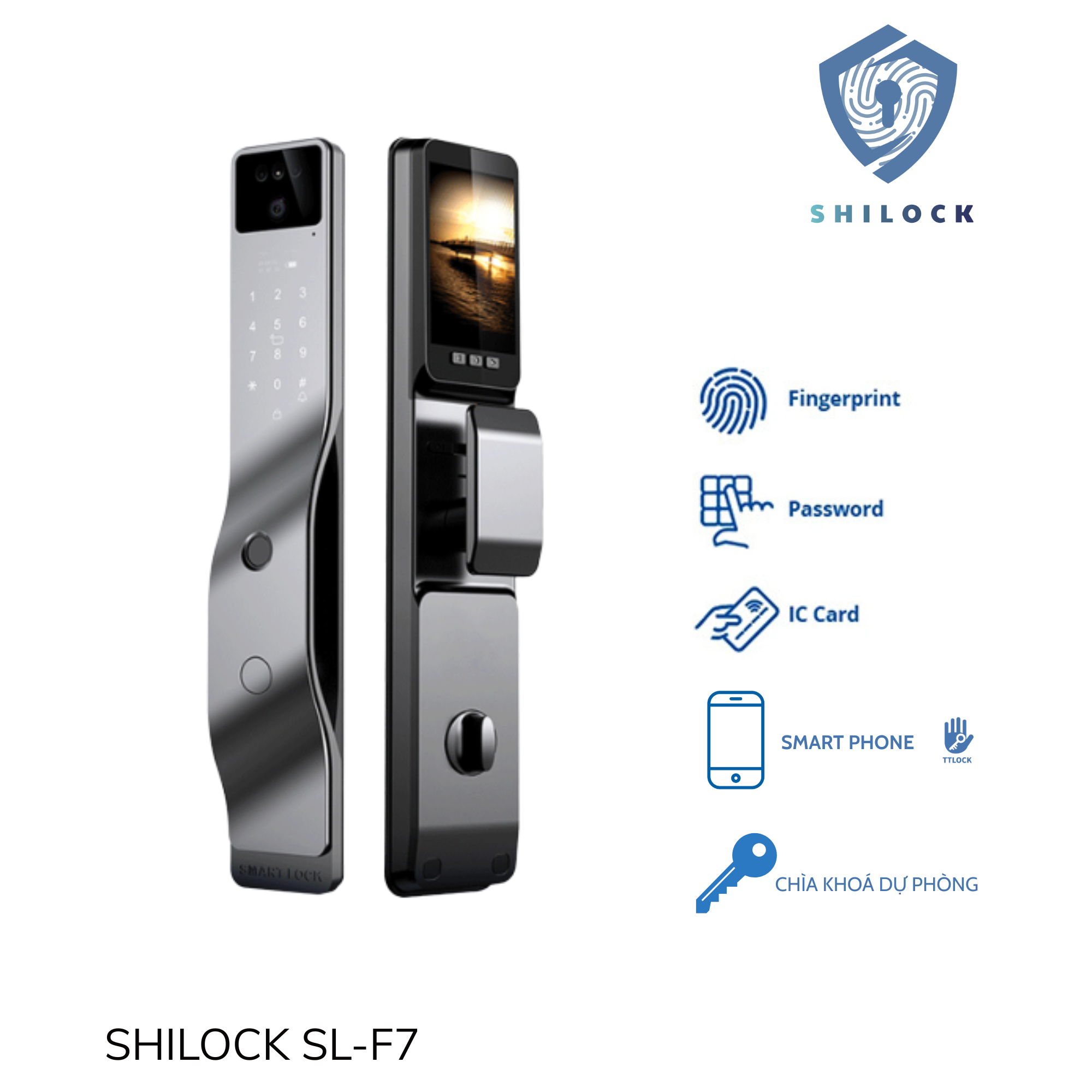 KHOÁ CỬA NHẬN DIỆN KHUÔN MẶT SHILOCK SL-F7
