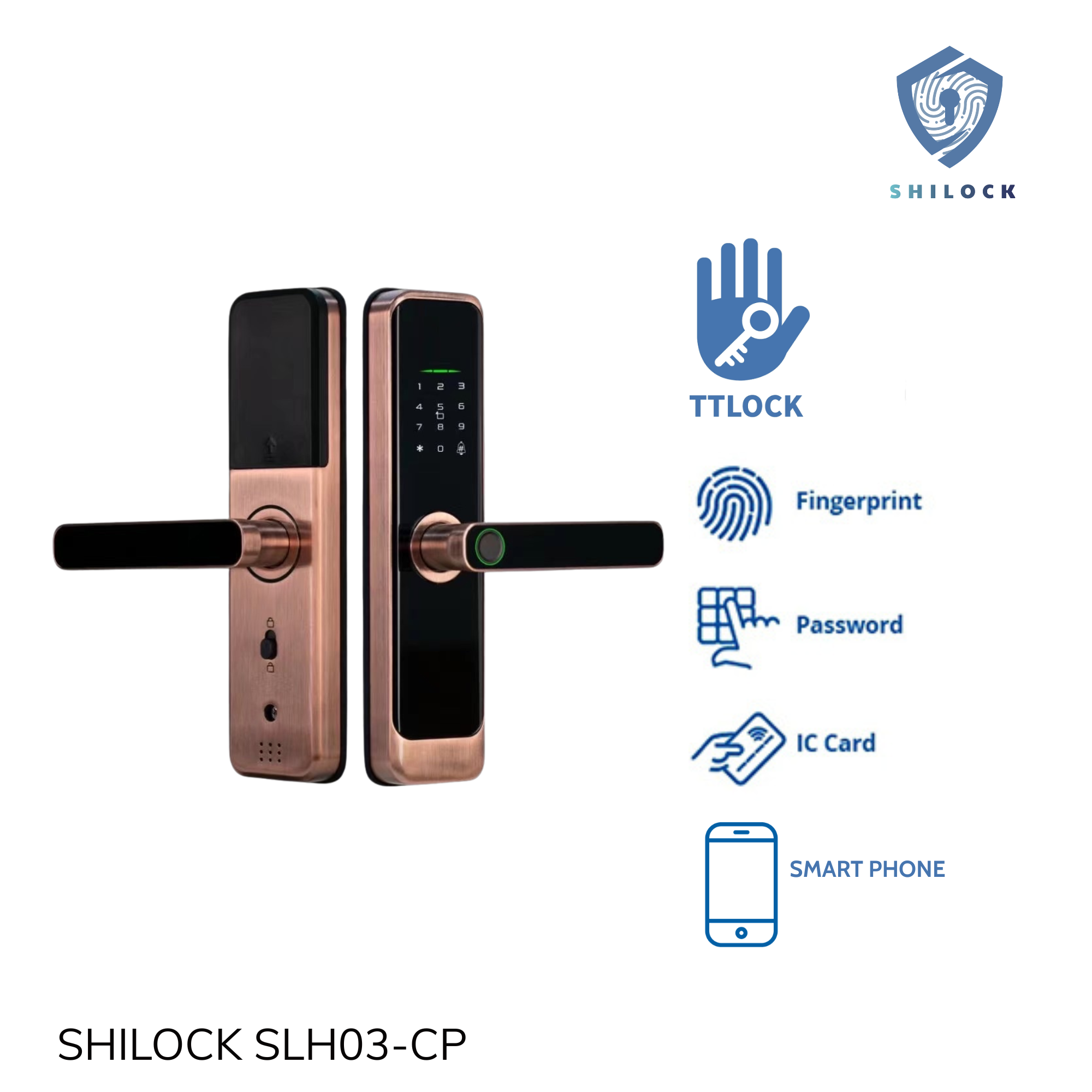 KHOÁ CỬA VÂN TAY SHILOCK SLH03-CP